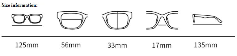 Rimless Tinted Sunglasses for Summer Unisex