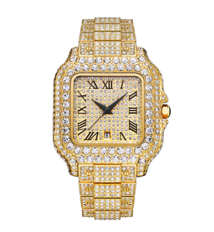 Moissanite Plated Iced Out Watch - Unisex