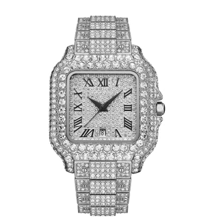 Moissanite Plated Iced Out Watch - Unisex